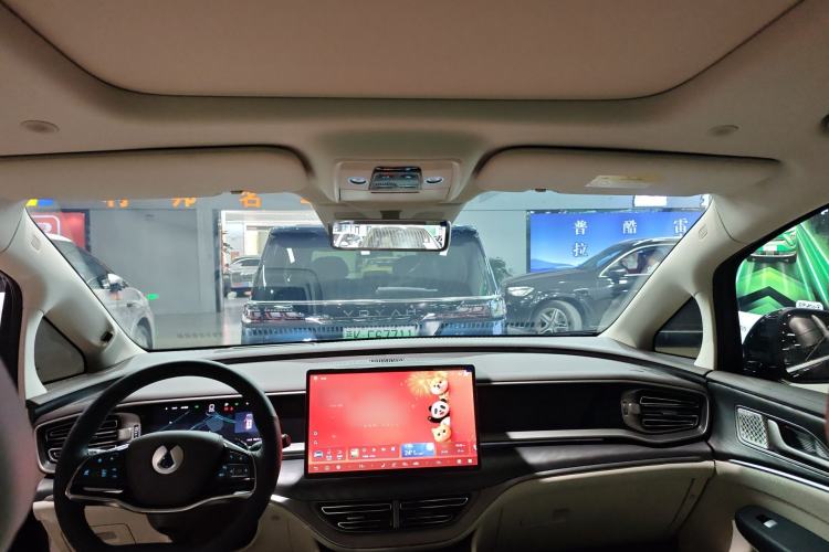 Used Denza D9 2025 DM-i Smart Drive 1020 Four-Wheel Drive Premium Model Headliner