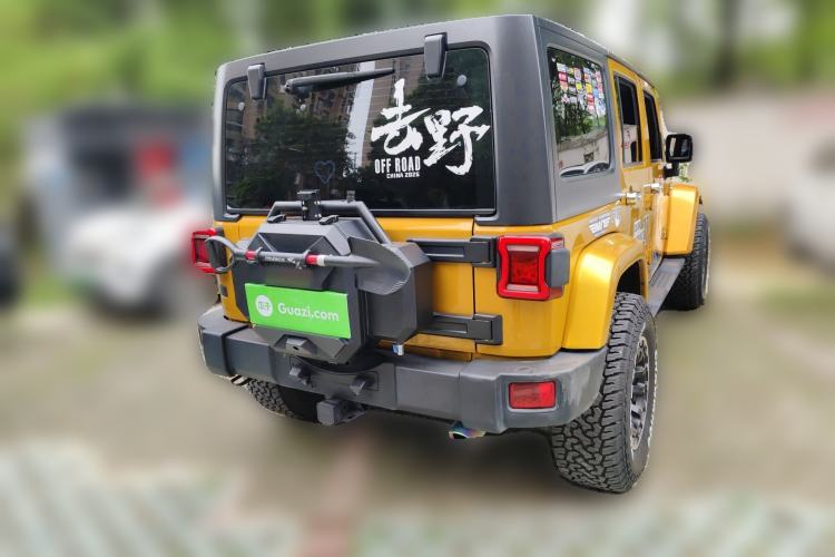 Used Jeep Wrangler 2014 3.0L Sahara Four-Door Edition Rear Right 45 Deg