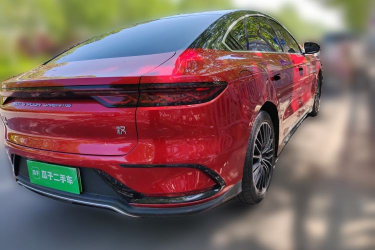 Used BYD Han 2022 DM-i 121KM Luxury Model Rear Right 45 Deg