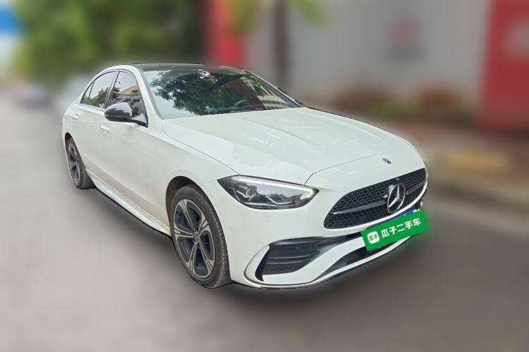 Used Mercedes-Benz C-Class 2022 C 260 L Obsidian Night Sport Edition Front Right 45 Deg