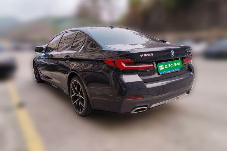Used BMW 5 Series 2022 Second Facelift 530Li Luxury Version M Sport Package Rear Left 45 Deg