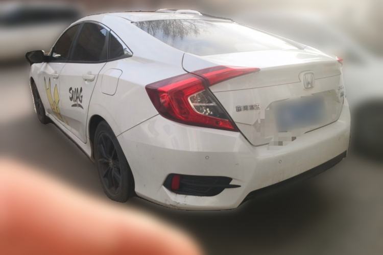 Used Honda Civic 2019 220TURBO Manual Jinkong Edition China V Emission Standard Rear Left 45 Deg