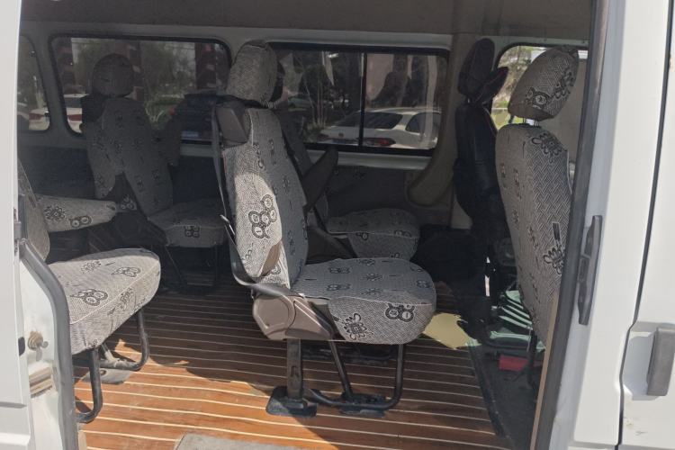 Used JMC Transit 2020 2.8T Business-Grade Long-Wheelbase Mid-Roof 9-Seater China V Emission Standard JX493 Left Rear Seat