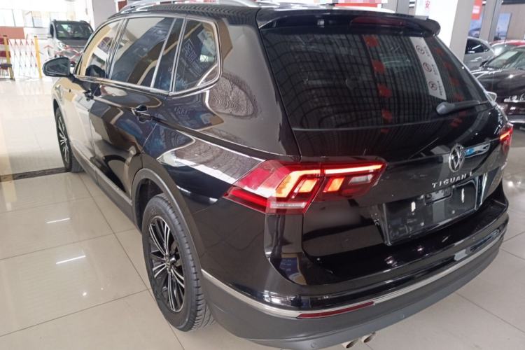 Used Volkswagen Tiguan L 2021 280TSI Automatic Two-Wheel Drive Smart Edition Rear Left 45 Deg