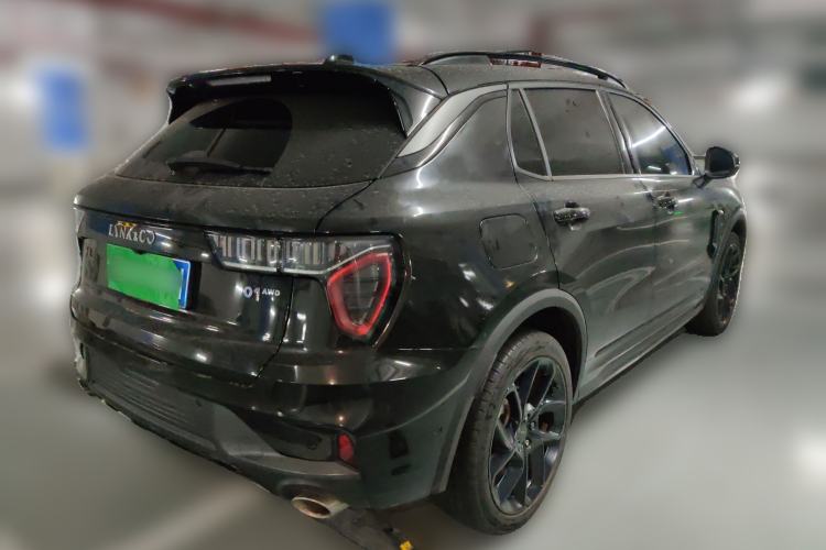 Used Lynk & Co 01 2021 2.0TD Four-Wheel Drive Dark Night Edition Rear Right 45 Deg