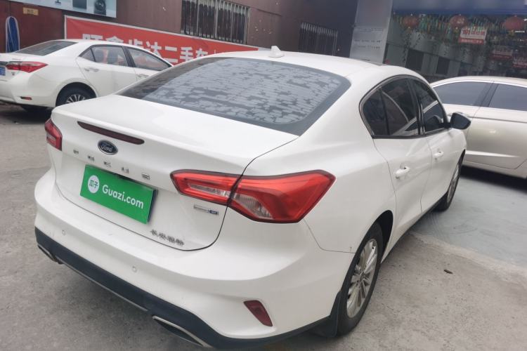 Used Ford Focus 2021 Sedan EcoBoost 180 Automatic Trendy Model Rear Right 45 Deg