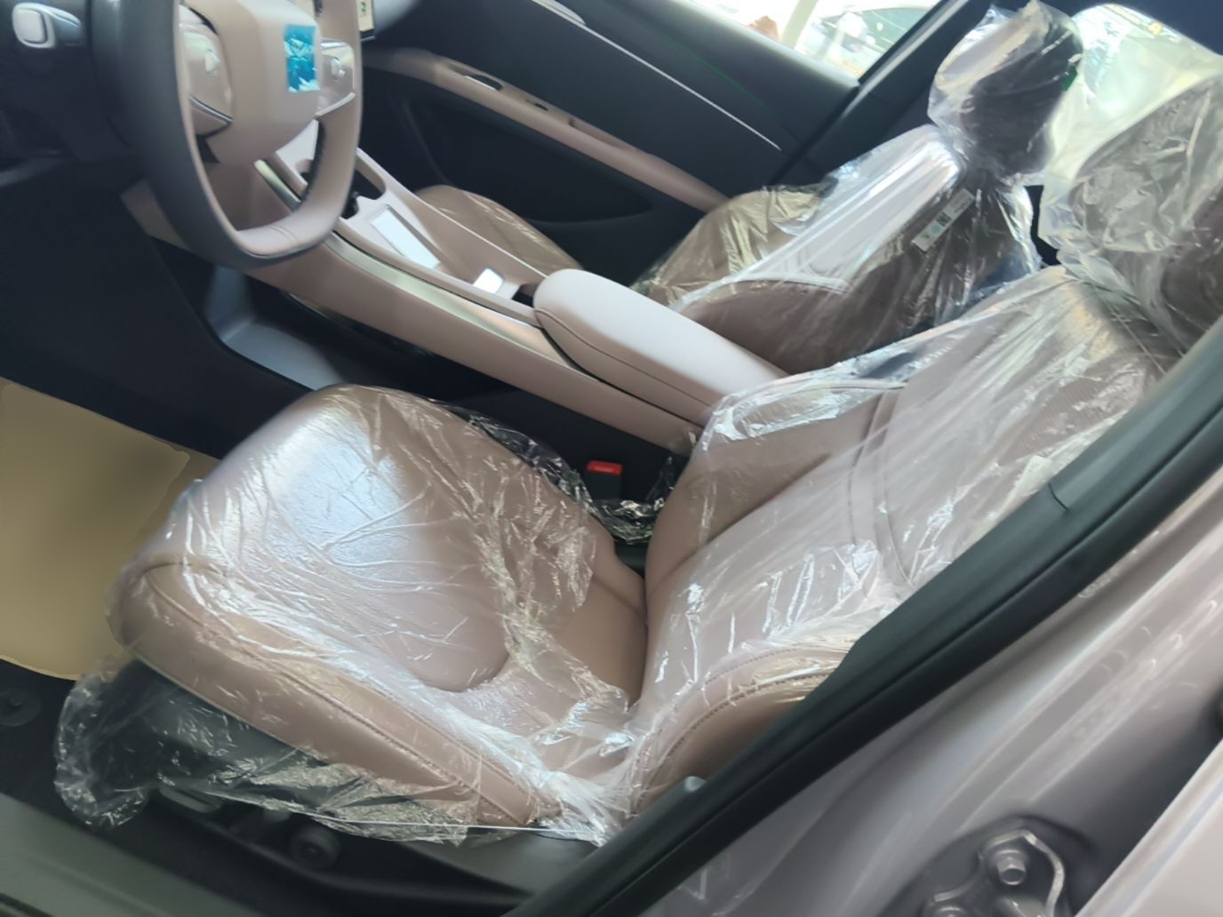 A primeira fila do carro
