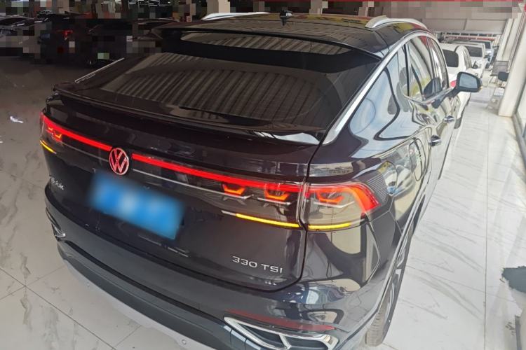 Used Volkswagen Tayron X 2023 330TSI Two-Wheel-Drive Prestige High-Energy Version Rear Right 45 Deg