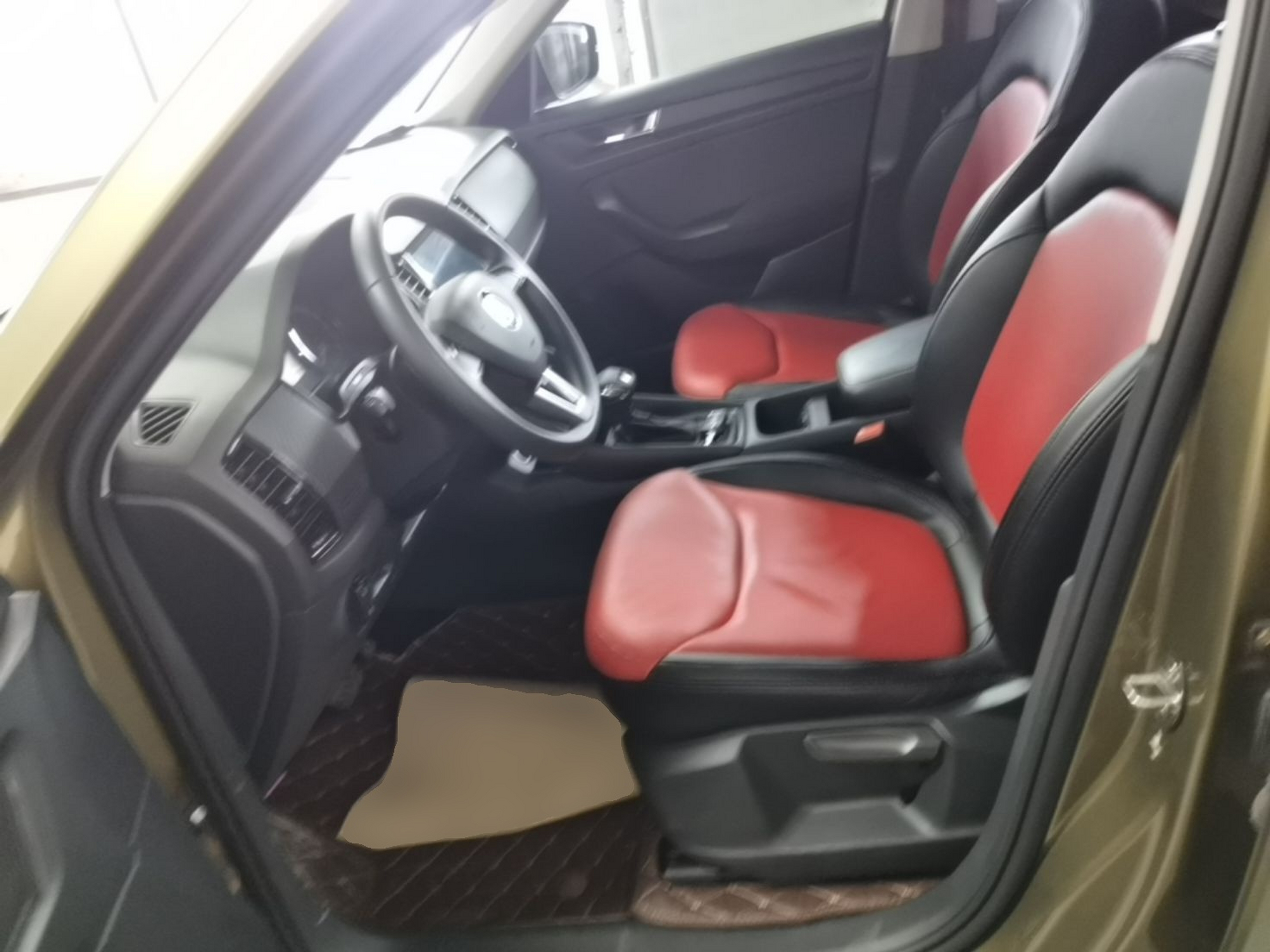 A primeira fila do carro