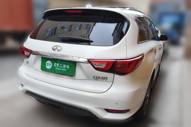 Used Infiniti QX60 2018 2.5 S/C Hybrid Two-Wheel-Drive Champion Family Edition Rear Right 45 Deg