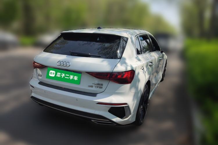 Used Audi A3 2023 Updated Sportback 35 TFSI Stylish Sports Type Rear Right 45 Deg