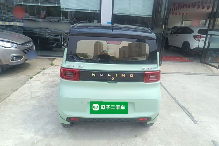 Used Wuling Hongguang MINIEV 2021 Macaron Sandwich Model 120 km Lithium Iron Phosphate Rear