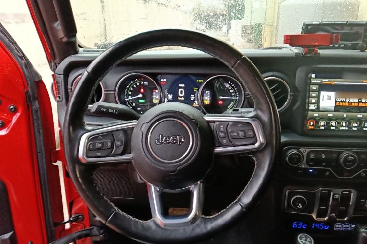 Used Jeep Wrangler New Energy 2021 Four-Door 2.0T 4xe Sahara Steering Wheel