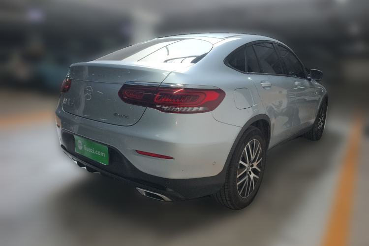 Used Mercedes-Benz GLC Coupe 2023 GLC 260 4MATIC Coupe SUV Rear Right 45 Deg