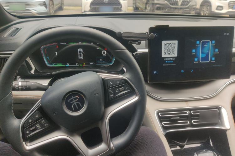 Used BYD Song PLUS New Energy 2021 DM-i 51KM Prestige Model Center Console