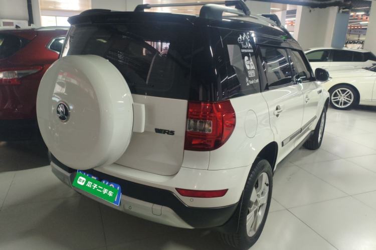 Used Skoda Yeti 2014 1.8TSI DSG Polar Edition Rear Right 45 Deg