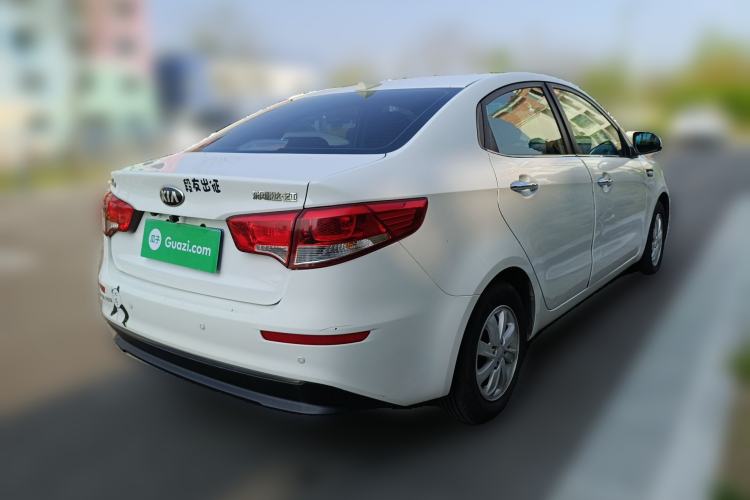 Used Kia K2 2015 Sedan 1.4L MT GLS Rear Right 45 Deg