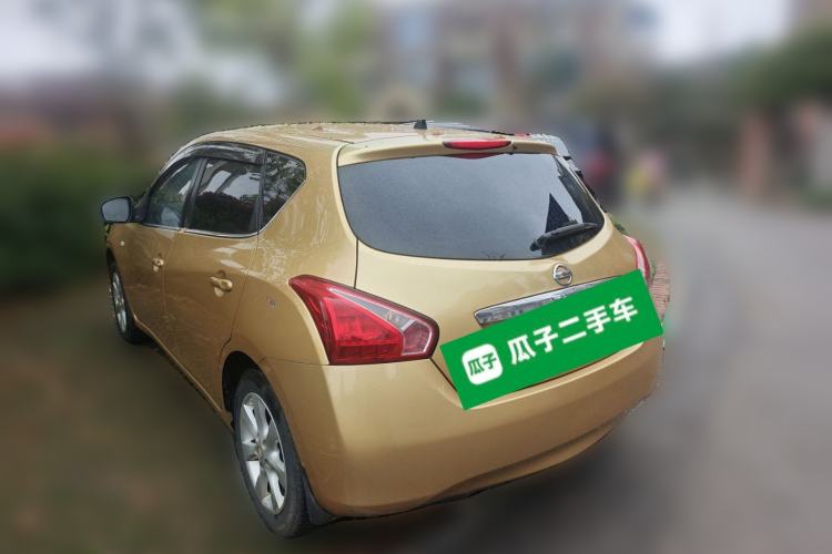 Used Nissan Tiida 2011 1.6L CVT Smart Version Rear Left 45 Deg