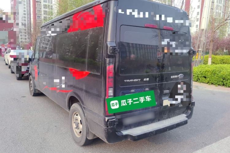 Used Ford Transit Custom 2021 2.2T Automatic Logistics Vehicle Pro Long Wheelbase 7 Seats Mid-Roof China VI Standard
