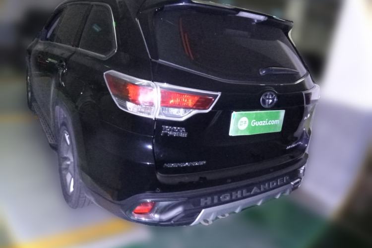 Used Toyota Highlander 2017 2.0T Four-Wheel Drive Luxury Edition 7 Seats Rear Left 45 Deg