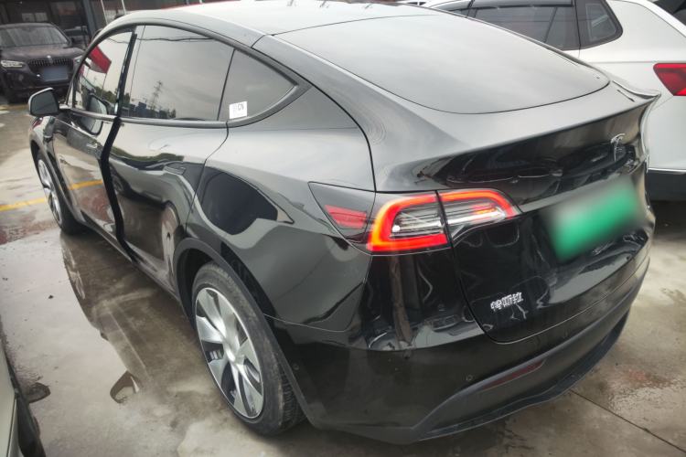 Used Tesla Model Y 2021 Standard Range Rear-Wheel Drive Version Rear Left 45 Deg