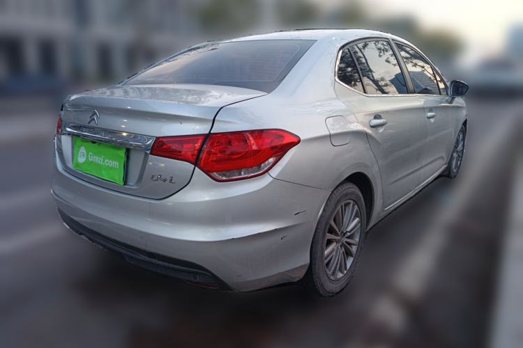 Used Citroen C4L 2013 1.6L Automatic Jingxiang Edition Rear Right 45 Deg