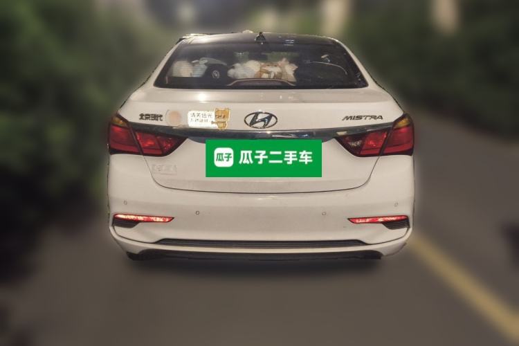 Used Hyundai Mistra 2017 1.8L Automatic Smart GLS China V Standard Rear