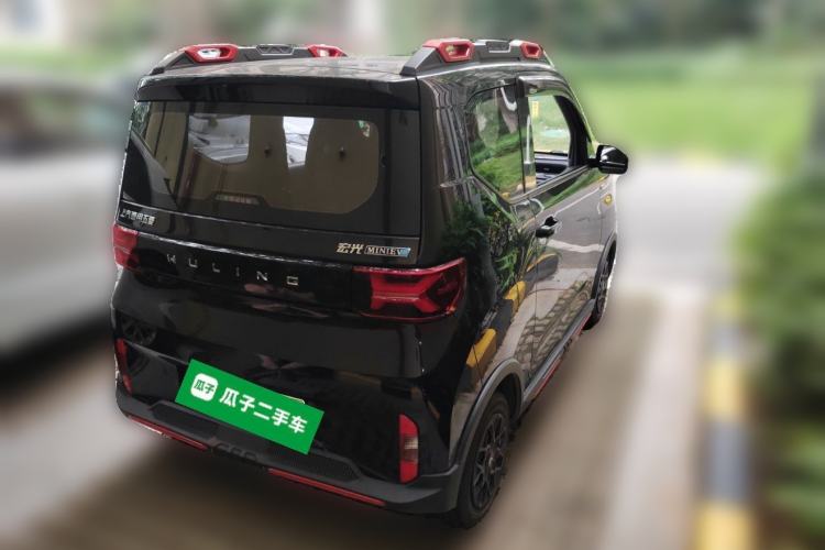 Used Wuling Hongguang MINIEV 2022 GAMEBOY 300km Enthusiast Model with Lithium Iron Phosphate Rear Right 45 Deg