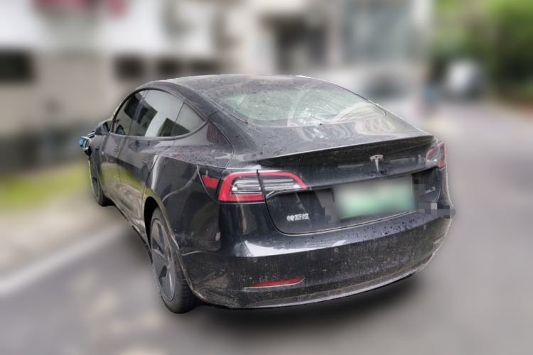 Used Tesla Model 3 2021 Standard Range Rear-Drive Upgraded Version Rear Left 45 Deg