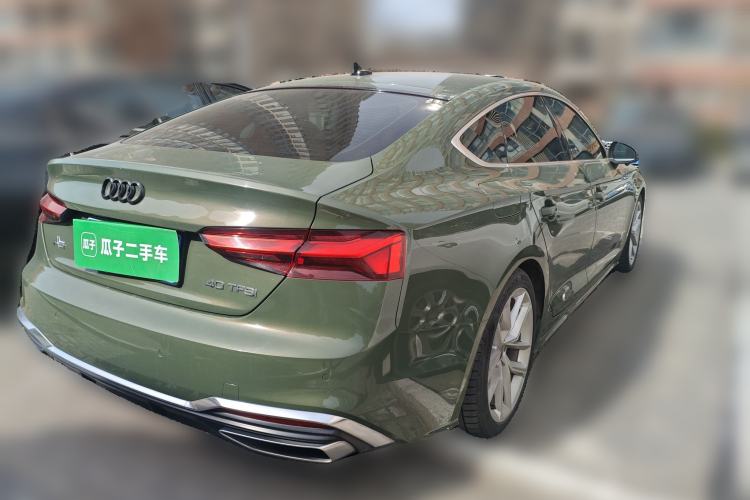 Used Audi A5 2023 Sportback 40 TFSI Fashionable and Dynamic Model Rear Right 45 Deg