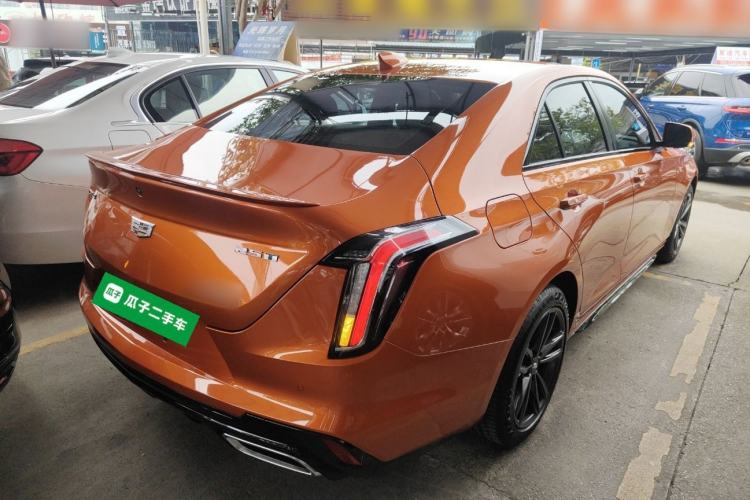 Used Cadillac CT4 2023 25T Luxury Model Rear Right 45 Deg