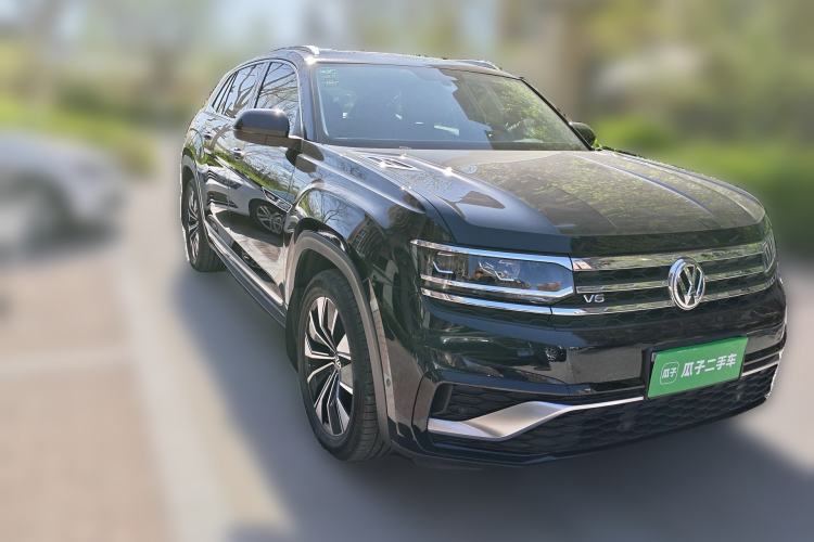 Used Volkswagen Teramont X 2019 530 V6 Four-Wheel Drive Prestige Luxury Edition Front Right 45 Deg