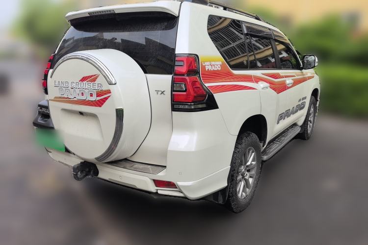 Used Toyota Prado 2019 3.5L Automatic TX-L Deluxe Edition with Rear-Mounted Spare Tire Rear Right 45 Deg