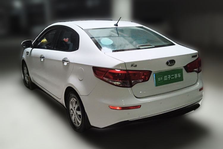 Used Kia K2 2015 Sedan 1.4L Manual Transmission GL Rear Left 45 Deg