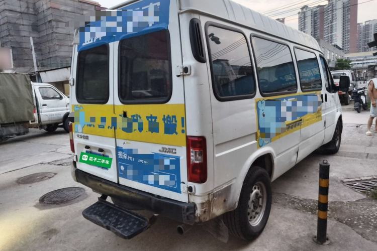 Used JMC Transit 2017 2.8T Commercial Version Long Wheelbase Mid-Roof 6/7/8-Seater JX493 Rear Right 45 Deg