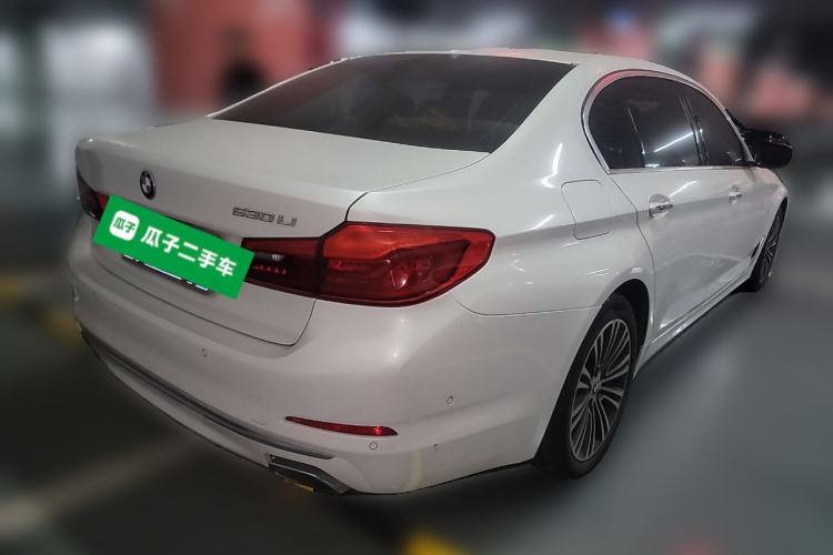 Used BMW 5 Series 2018 Facelifted 530Li Luxury Edition Premium Package Rear Right 45 Deg