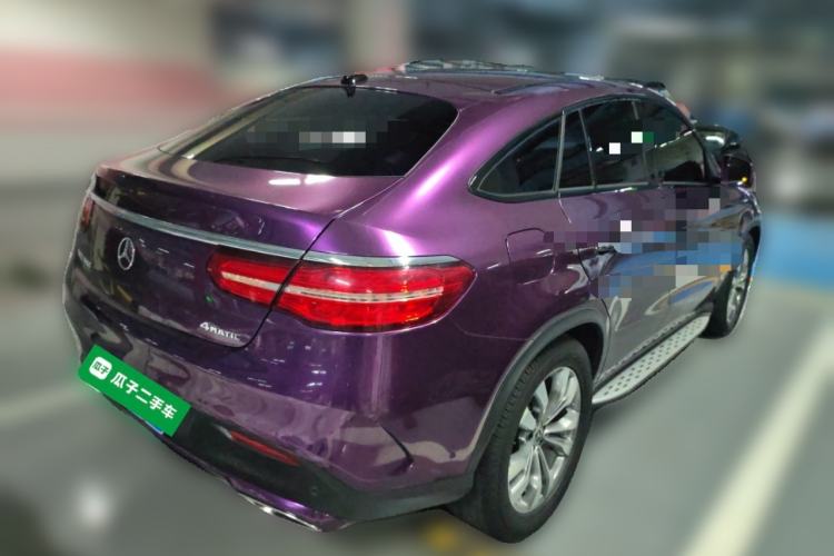 Used Mercedes-Benz GLE Coupe 2017 GLE 400 4MATIC Coupe SUV Rear Right 45 Deg