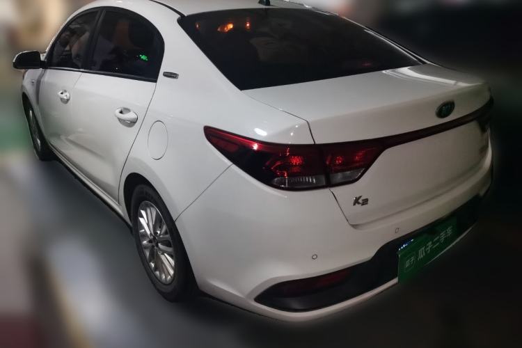 Used Kia K2 2017 Sedan 1.4L Manual Transmission 15th Anniversary Special Edition GLS Rear Left 45 Deg