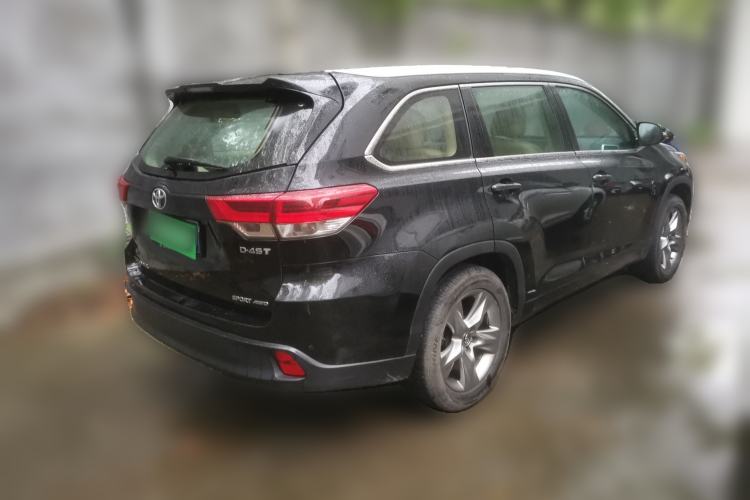Used Toyota Highlander 2018 2.0T Four-Wheel Drive Prestige Version 7 Seats China VI Standard Rear Right 45 Deg