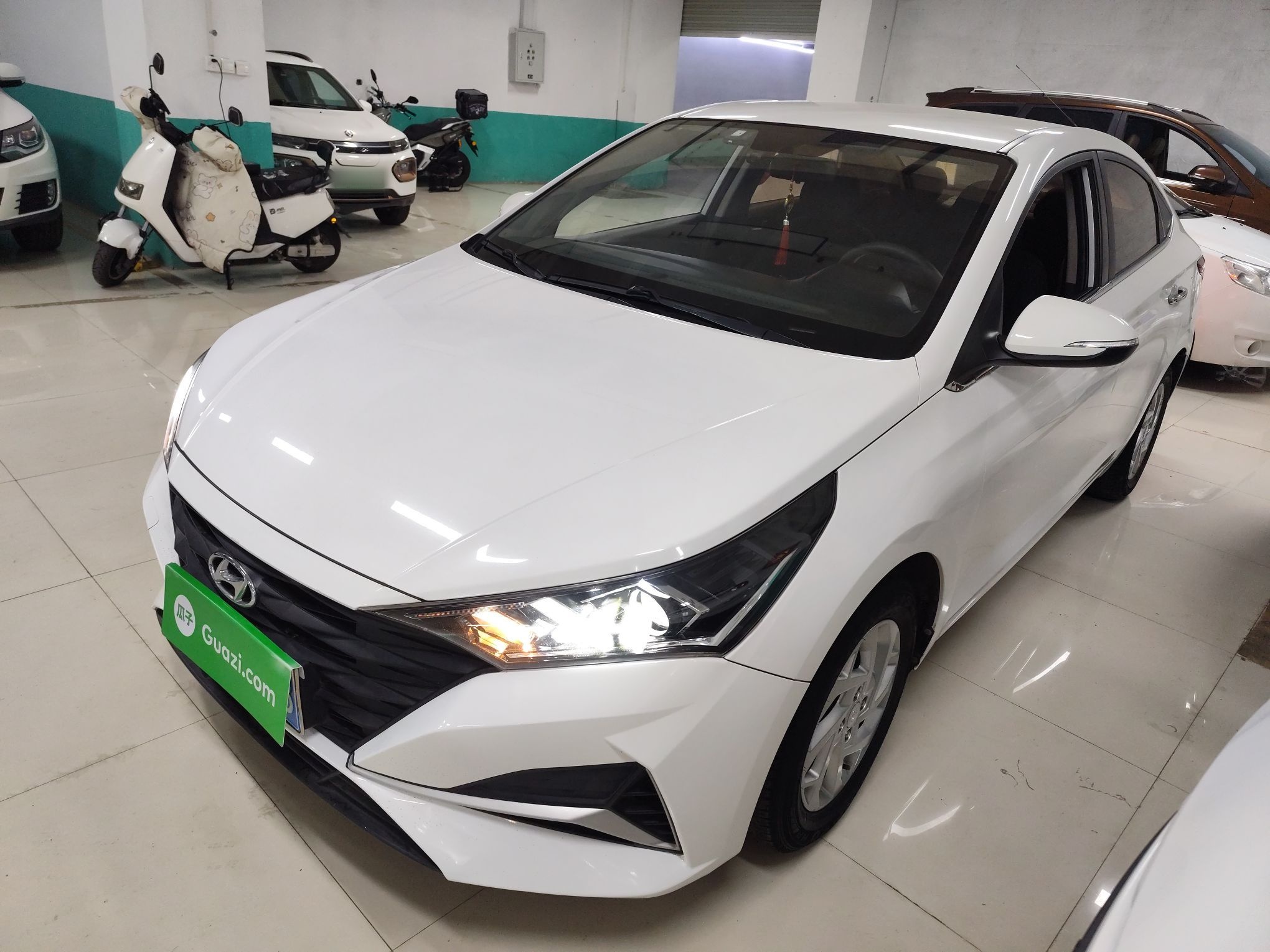 تحت مقدمة السيارة