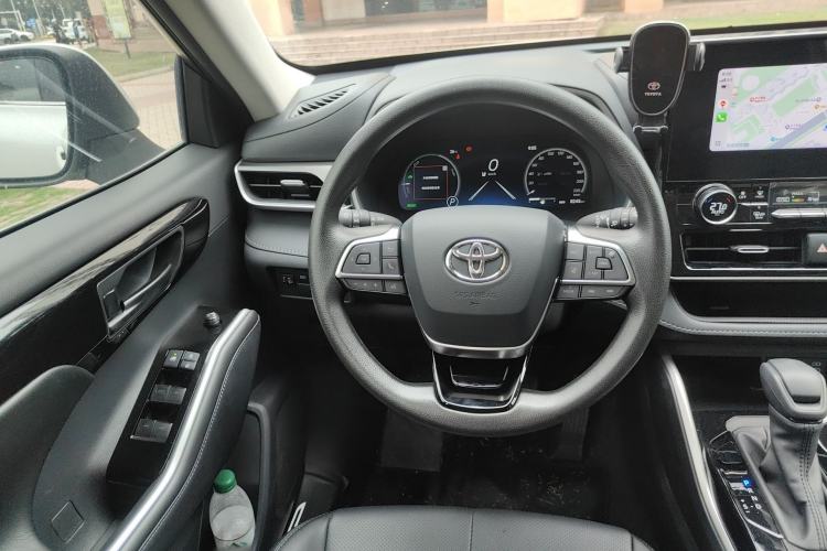 Used Toyota Highlander 2024 2.5L Smart Electric Hybrid Dual-Engine Two-Wheel Drive Elite Version 7 Seats Steering Wheel