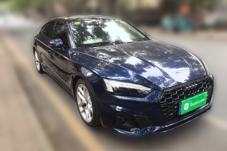 Used Audi A5 2022 Sportback 40 TFSI Fashionable and Dynamic Model Front Right 45 Deg