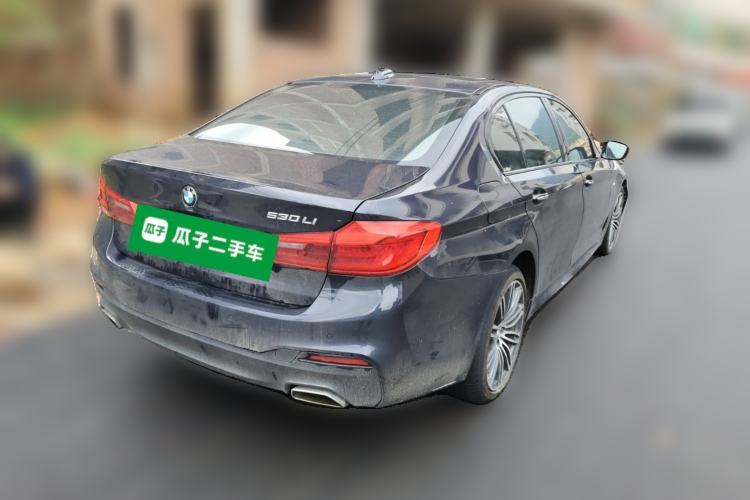 Used BMW 5 Series 2018 Restyled 530Li Leading Edition M Sport Package Rear Right 45 Deg