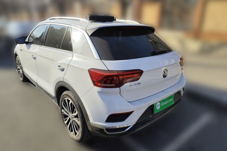 Used Volkswagen T-ROC 2018 280TSI DSG Four-Wheel Drive Luxury Version China V Emission Standard Rear Left 45 Deg