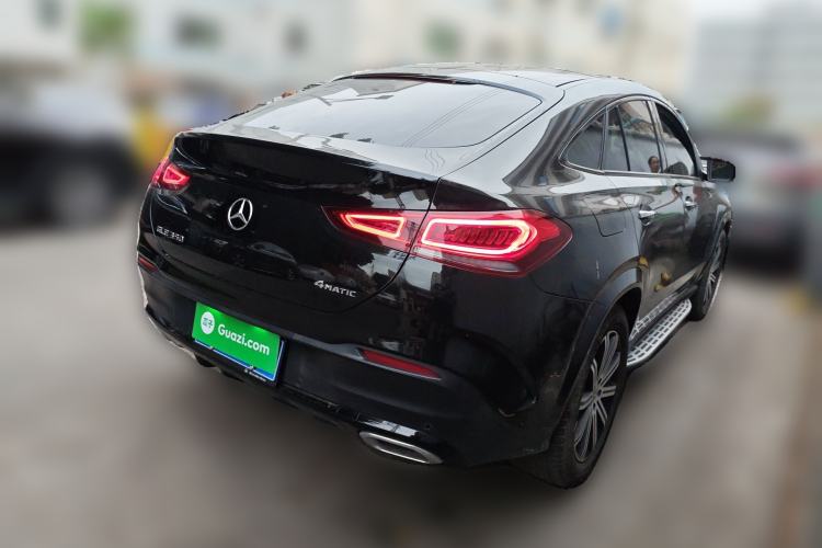 Used Mercedes-Benz GLE Coupe 2020 GLE 350 4MATIC Coupe SUV Luxury Model Rear Right 45 Deg