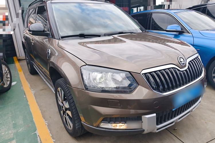 Used Skoda Yeti 2016 1.4TSI DSG Prestige Edition Front Right 45 Deg