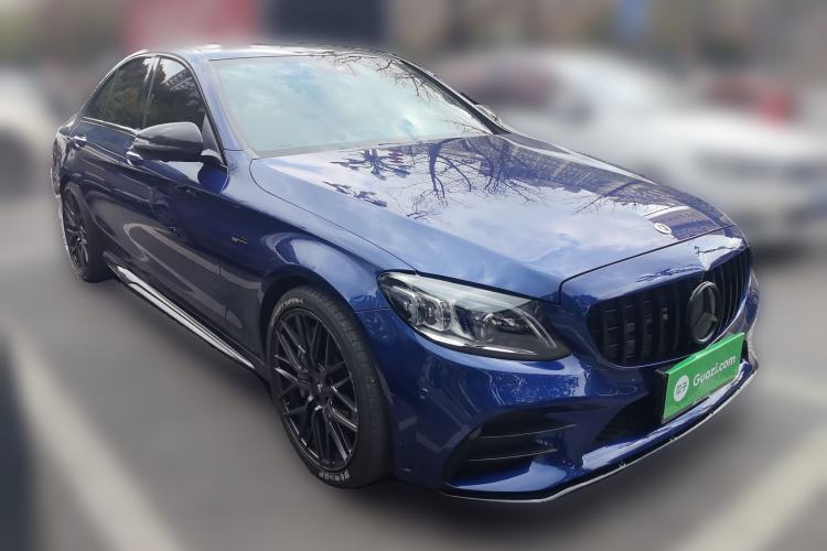 Used Mercedes-Benz C-Class AMG 2021 AMG C 43 4MATIC Front Right 45 Deg