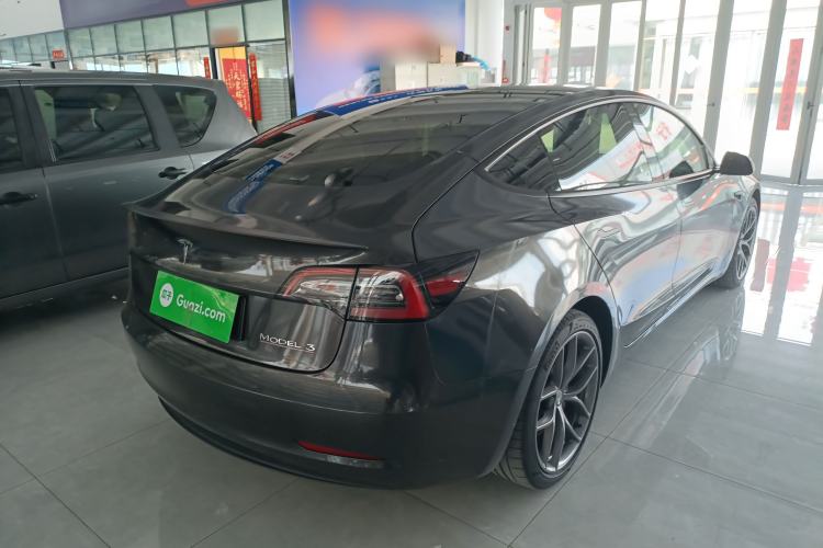 Used Tesla Model 3 2021 Revised Version II – Performance High-Performance All-Wheel-Drive Edition Rear Right 45 Deg