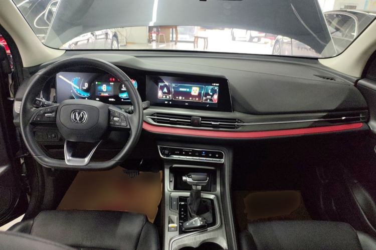 Used CHANGAN CS55PLUS 2021 Blue Whale Edition 1.5T DCT Luxury Model Center Console