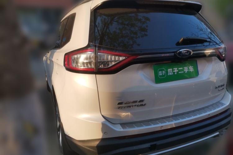 Used Ford Edge 2017 EcoBoost 245 Four-Wheel-Drive Flagship 7-Seater Rear Left 45 Deg